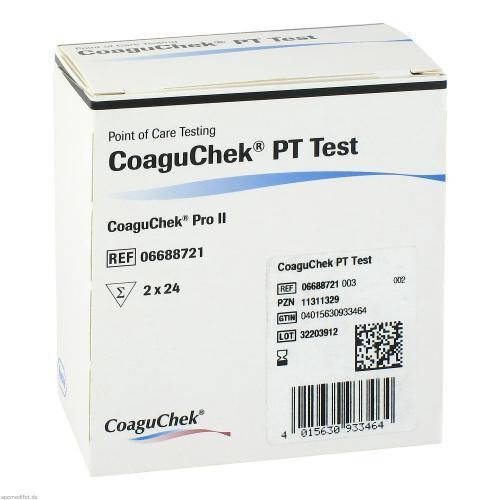 Test coaguchek 2x24 pz - pt,