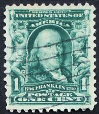 U.S. Used #300 1c Franklin