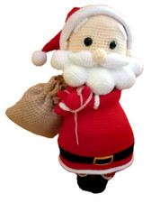 Babbo natale uncinetto fatto - babbo,