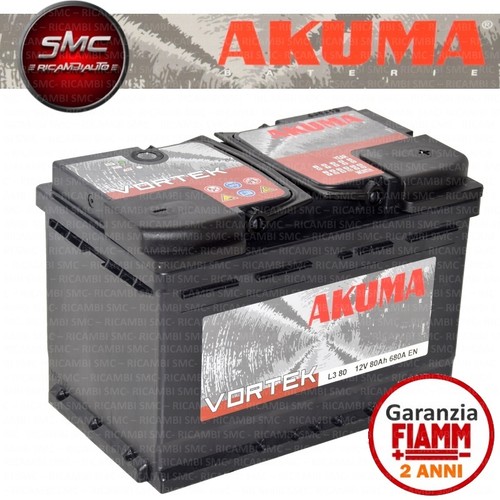 Batteria auto akuma ah - batteria, 80
