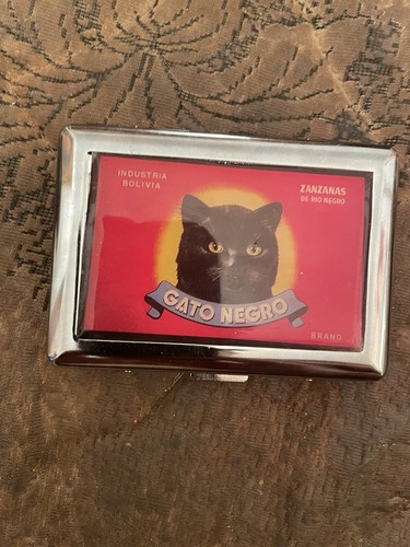 Retro gato negro - retro, clip