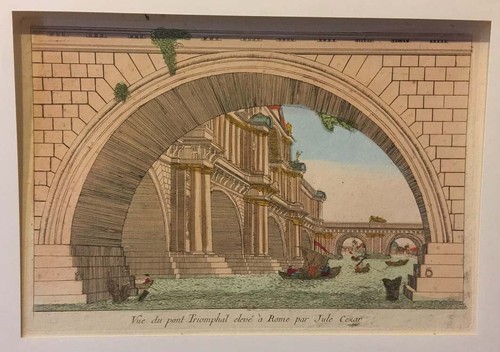 Vue optique pont - vue, triomphal