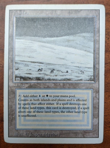Magic mtg tundra revised - mtg,
