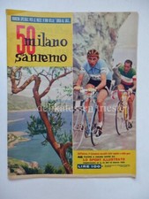 CICLISMO 50 MILANO SANREMO rivista 1959 Sport Illustrato Coppi Bartali