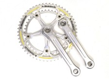 Guarnitura Campagnolo Super Record - vintage crankset De Franceschi engraved