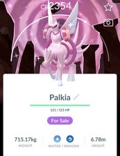 Pokemon Shiny Palkia Origin