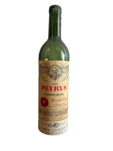 Bottiglia vino vuota - vino, petrus