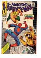 AMAZING SPIDER-MAN #57 (1968) - GRADO 5.0 - ASPETTO MARVEL KA-ZAR ZABU
