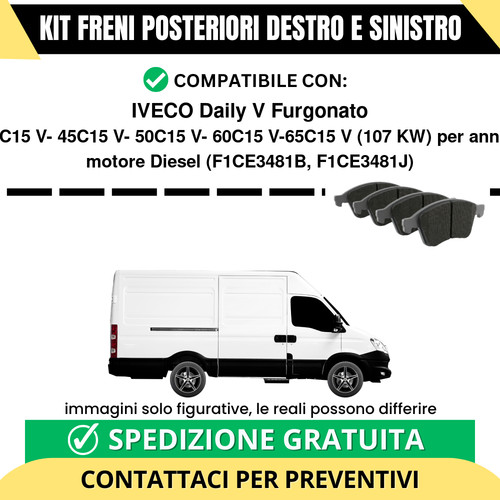 Pastiglie freno posteriori - pastiglie,