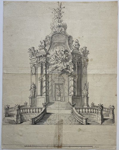 Disegno architettonico barocco - disegno,