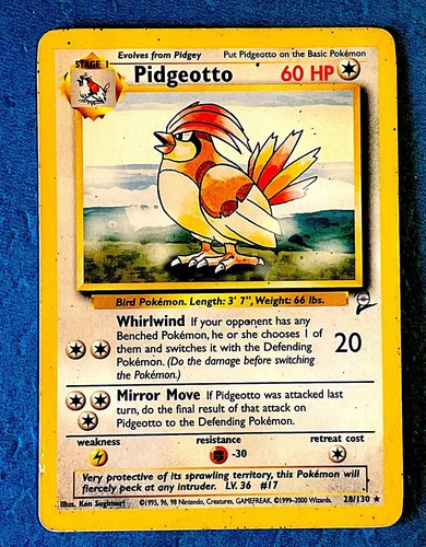 Pokemon pidgeotto 130 - pokemon, 28/130