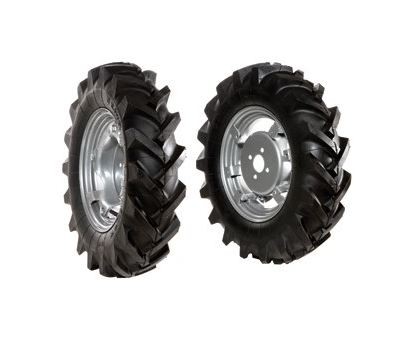 Coppia ruote gommate - , 5.00-12"
