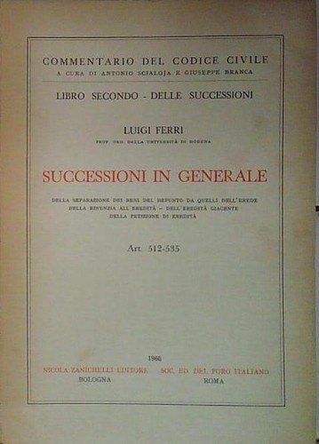 Ferri successioni generale - ferri,