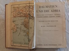 Rara Guida Baedeker Dalmatien