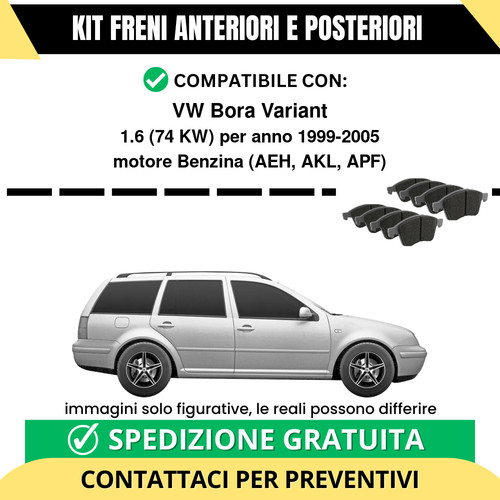 Pastiglie freno ant post - pastiglie,