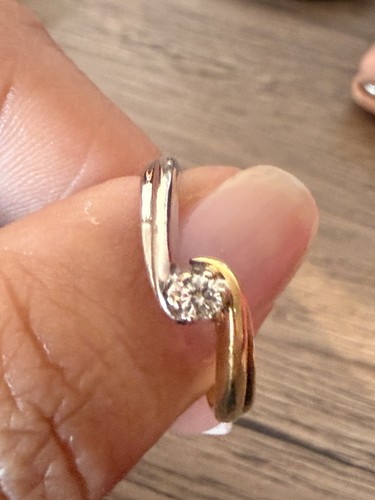 Solitario anello oro 750 - oro,
