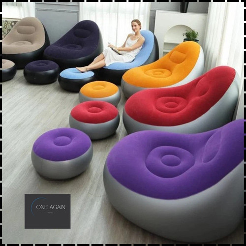 Poltrona gonfiabile con - poltrona,