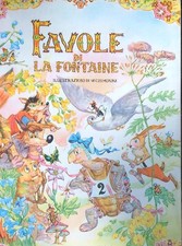 FAVOLE LA FONTAINE FABBRI EDITORE 1958  RILEGATO CON SOVRACCOPERTA