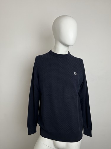 Pullover fred perry blu uomo - uomo, m