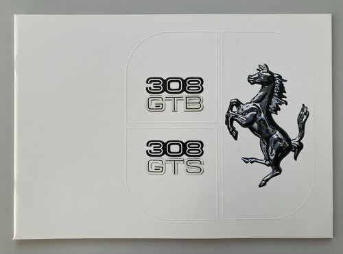 Brochure ferrari 308 gtb gts - 308,