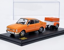 Skoda 110 R arancione + camper