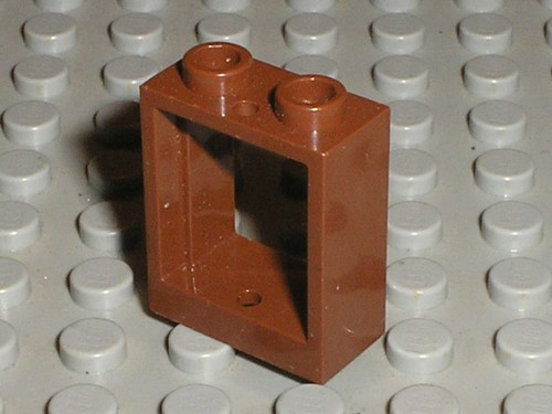 Fenetre lego redbrown window - fenetre,