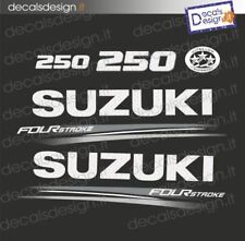 Adesivi motore marino fuoribordo Suzuki 250 cv four stroke 2018 stickers