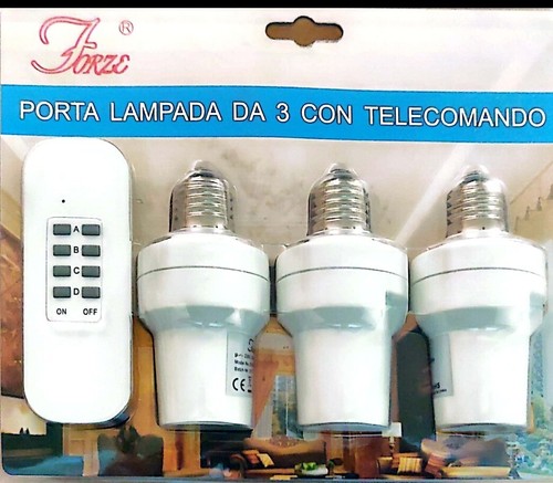 Portalampada e27 con - portalampada,