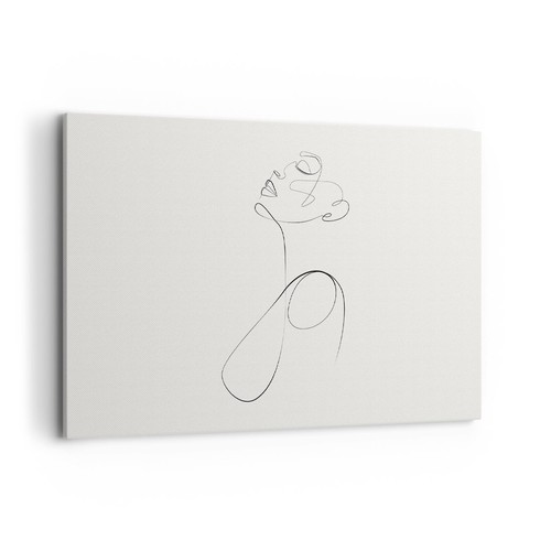 Quadro tela 100x70cm linea - su,
