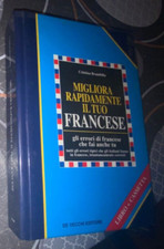 MIGLIORA RAPIDAMENTE IL TUO FRANCESE Brambilla 1989 DE VECCHI libro + cassetta