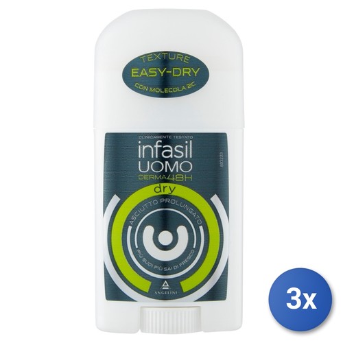 Infasil deodorante stick 40 - 3x,