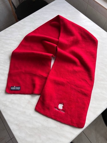 Sciarpa pile rosso vintage - in,