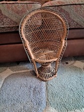 Mini sedia pavone vimini