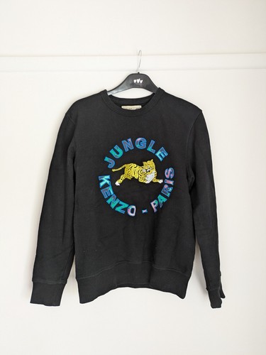 Felpa kenzo nera tigre - nera,
