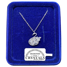 Collana Cigno Cristallo Arge