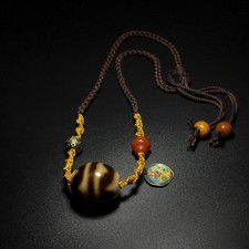 Collana amuleto perle Daluo