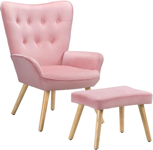 Poltrona con sgabello - poltrona, da