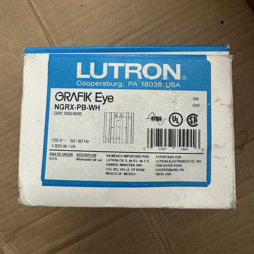Lutron graphics eye ngrx wh - lutron,