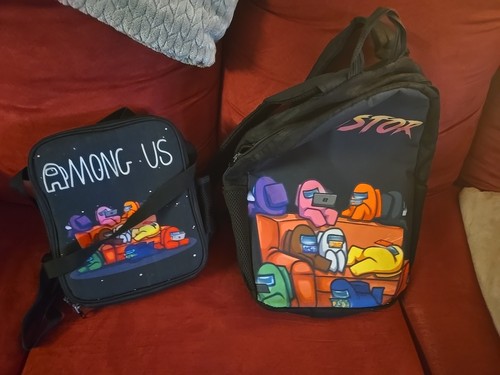 Among backpack and - among,