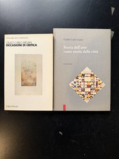Lotto libri giulio Carlo Argan