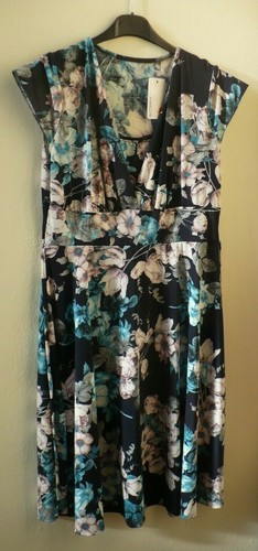 Vestito elasticizzato fantasia - vestito,