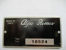 Targa Ì Alfa Romeo Scudo