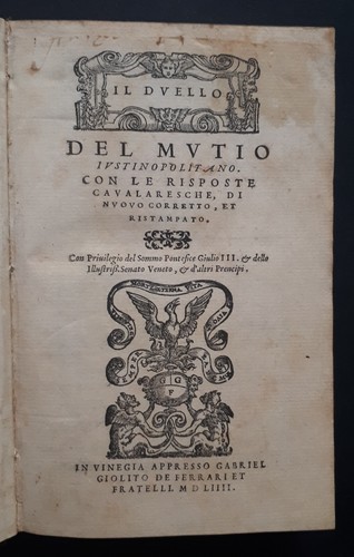 Duello del mutio - del,