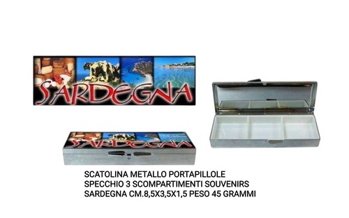 Scatola portapillole specchio - scatola,