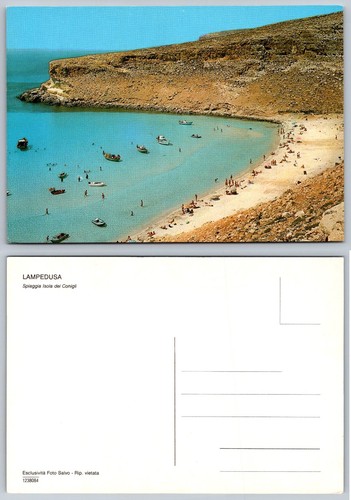 Cartolina lampedusa italia - cartolina,