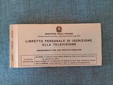 VECCHIO LIBRETTO PERSONALE DI