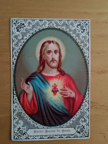 Santino sacro cuore - , di