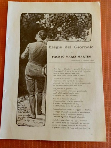 Elegia del giornale - poesia, di