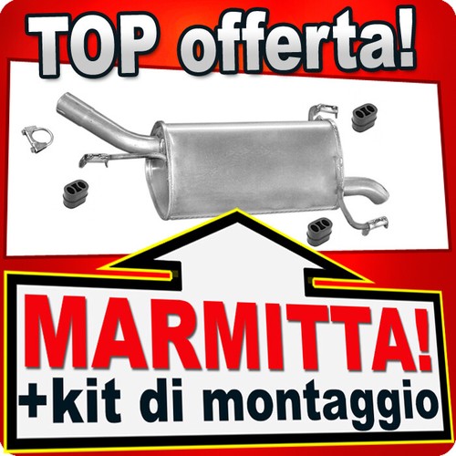 Silenziatore posteriore per - silenziatore,