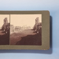 Pompeii Stereoview 3D C1910